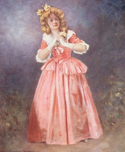 世界の子供たちイングリッシュ、ドロシー（カラーリトグラフ） 作： Mortimer Ludington Menpes