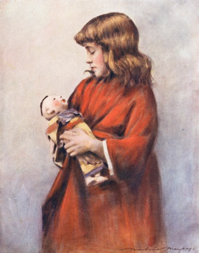 世界の子供たち英語、人形（カラーリトグラフ） 作： Mortimer Ludington Menpes