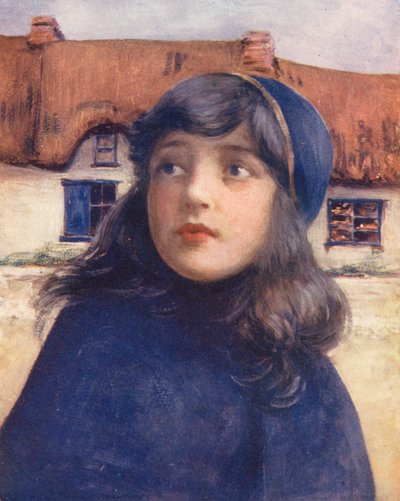 世界の子供たちアイリッシュ、モリー（カラーリトグラフ） 作： Mortimer Ludington Menpes