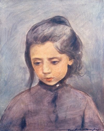 世界の子供たちイタリア、ビアンカ（カラーリトグラフ） 作： Mortimer Ludington Menpes