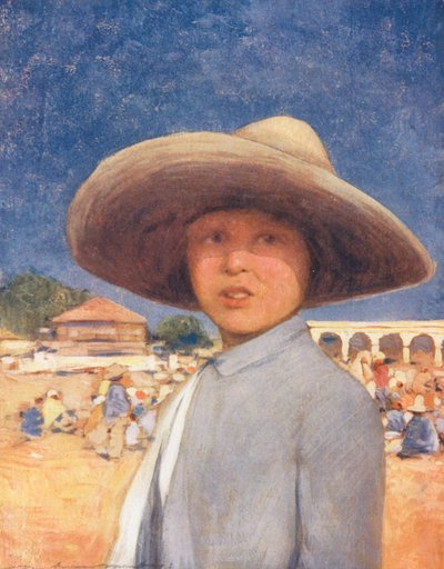 世界の子供たちメキシカン、メキシコの少年（カラーリトグラフ） 作： Mortimer Ludington Menpes