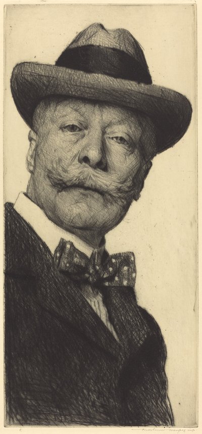 自画像 作： Mortimer Menpes