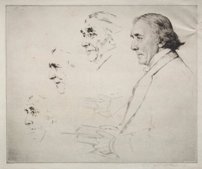 サー・ヘンリー・アーヴィング 作： Mortimer Menpes