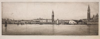 サンマルコ盆地、ヴェネツィア 作： Mortimer Menpes