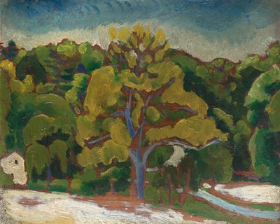 風景、c。 1912年。 作： Morton Livingston Schamberg