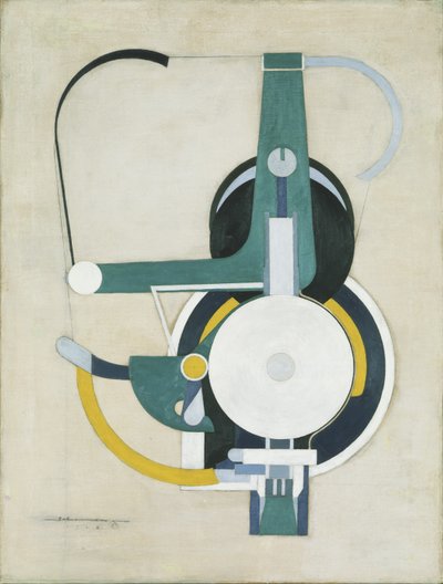 絵画（旧機械）、1916 作： Morton Livingston Schamberg
