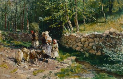 市場からの帰還 作： Mose Bianchi