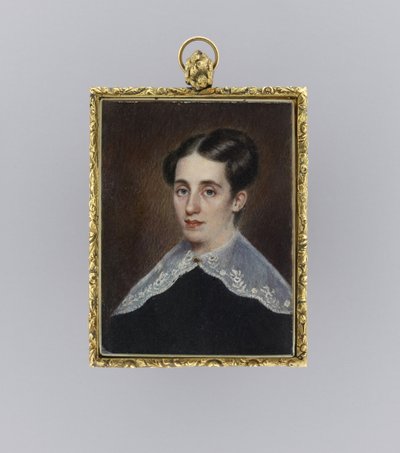 女性の肖像画 作： Moses B. Russell