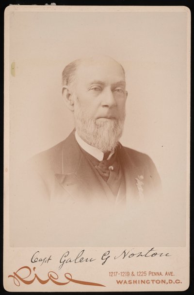 ガレン G. ノートン大尉の肖像、1891 年。 作： Moses P. Rice