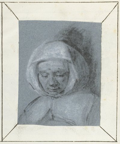 女性の頭の研究 作： Moses Ter Borch