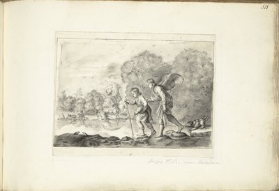 トビアス・エン・デ・エンゲル 作： Moses Ter Borch