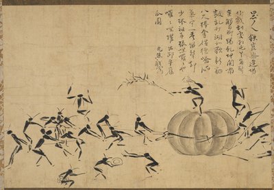 昆虫の祭典、1600 年代から 1800 年代。 作： Motsurin Jōtō