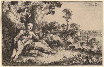 砂漠のハガル 作： Moyses van Uyttenbroeck