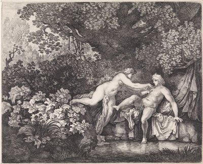 Salamacis en Hermaphroditus 作： Moyses van Wtenbrouck