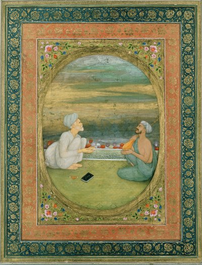 ムラーと音楽家、1640年から1650年 作： Mughal School