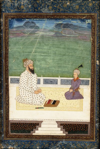 ムラと瞳孔、18世紀 作： Mughal School