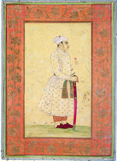 ラージクライヴアルバムのムガール帝国の貴族 作： Mughal School