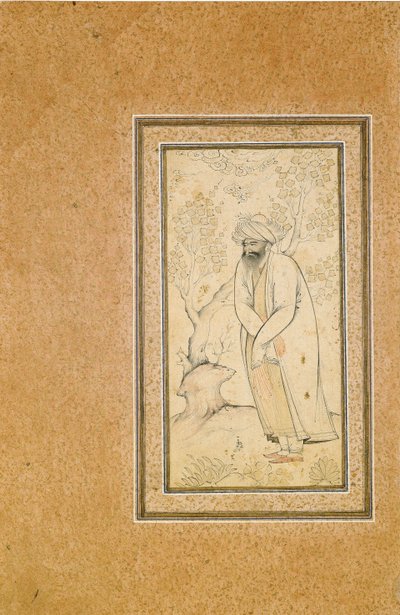 立っているダーヴィッシュ 作： Muhammad Muhsin