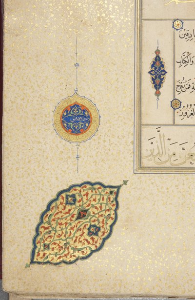 Fol 40レク、ティムリドコーラン、1441（紙にインクと金） 作： Muhammad Mumin Abdallah Al Murwand