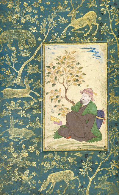 ダルビッシュムハンマドハティブの肖像、1697〜8年 作： Muin Musavvir