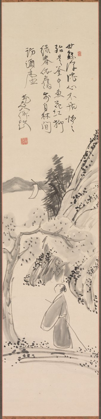 春の日にさりげなく作成された、19 世紀。 作： Murase Taiitsu