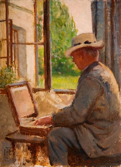 ハロルド・ウィルソン、1936年。 作： Murray B Bladon