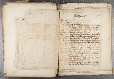 ウルビーノなどのムティオオディによるドローイングのポートフォリオ、p116、c.1635-40（製本されたボリュームの紙にペンとインク） 作： Muzio Oddi