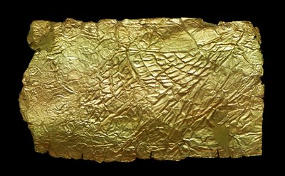 ガラス花瓶型楯用シート・ゴールド・カバー 作： Mycenaean