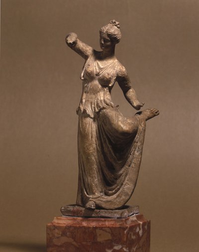 ミケニア文明。タナグラの踊り子、紀元前3世紀、ミラノ・スカラ座博物館蔵 作： Mycenaean Mycenaean
