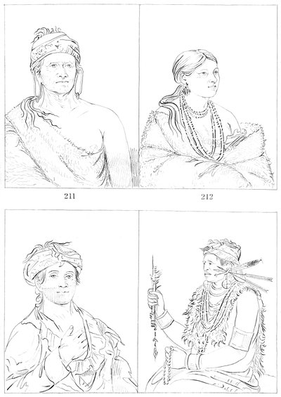 ショーニー、1841年。 作： Myers and Co