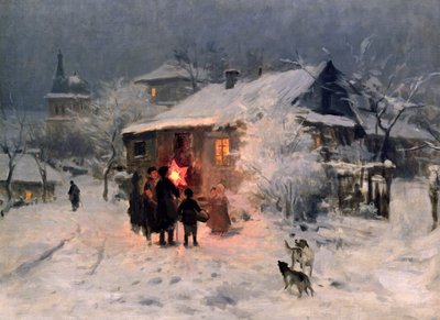 ウクライナのクリスマスキャロル 作： Mykola Kornylijowytsch Pymonenko