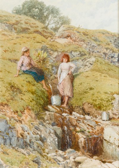 ハイランドバーン（紙にトイレ） 作： Myles Birket Foster