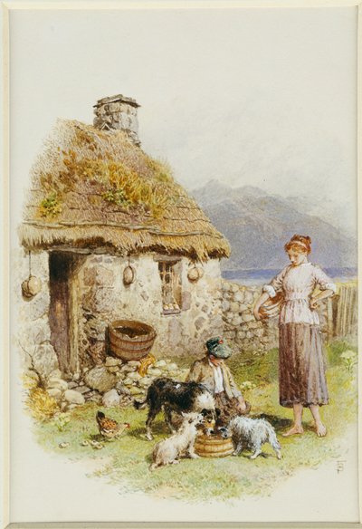 ハイランドコテージ 作： Myles Birket Foster