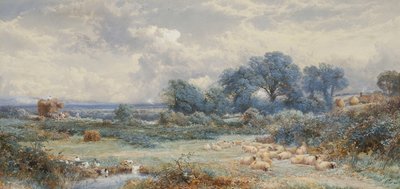 Holmwood Common、サリーのビュー 作： Myles Birket Foster