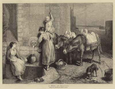 ヘイスティングスの井戸 作： Myles Birket Foster