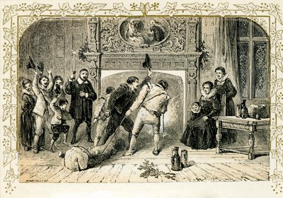 クリスマスイブのセレモニー 作： Myles Birket Foster