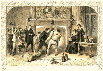 クリスマスイブの式典 作： Myles Birket Foster
