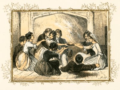 クリスマススポーツ 作： Myles Birket Foster