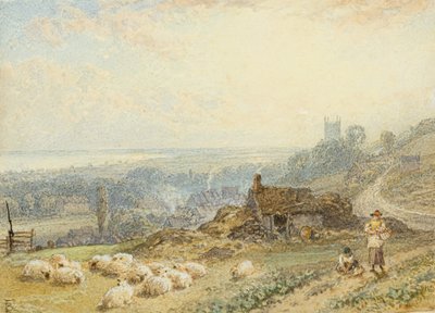 ハイス（水彩） 作： Myles Birket Foster