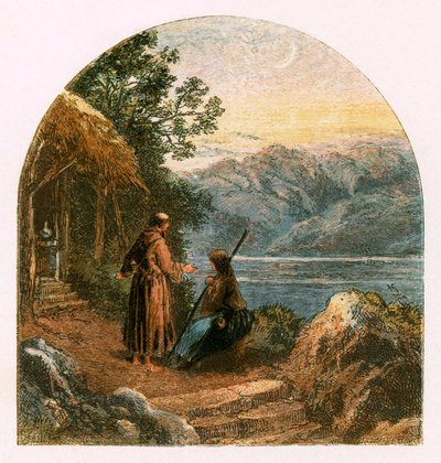 「隠者」のイラスト 作： Myles Birket Foster