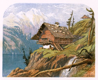 「旅人」のイラスト 作： Myles Birket Foster
