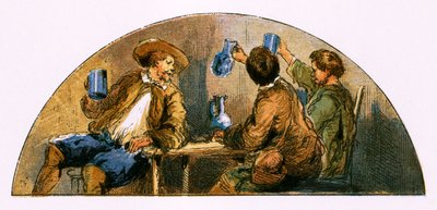 「征服するためにかがむ」の歌のイラスト 作： Myles Birket Foster