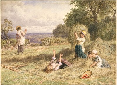 人物のいる風景 作： Myles Birket Foster