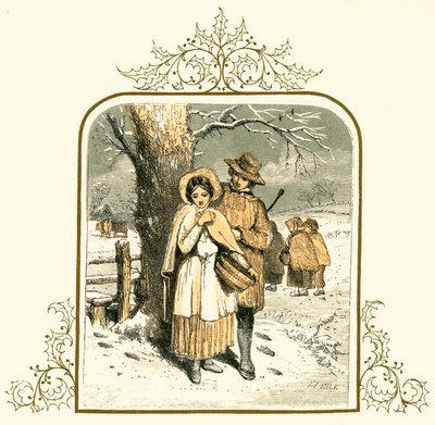 雪の中での愛 作： Myles Birket Foster