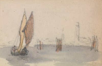 Um de um grupo de três estudos sobre a Lagoa de Veneza 作： Myles Birket Foster