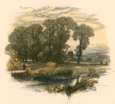 安息日の鐘 作： Myles Birket Foster