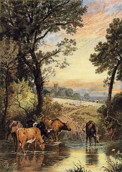 夏の夜 作： Myles Birket Foster