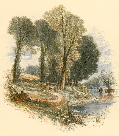 日曜日の散歩 作： Myles Birket Foster