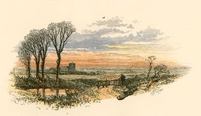 日曜の夜の散歩 作： Myles Birket Foster