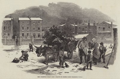 クリスマスホリーカート 作： Myles Birket Foster
